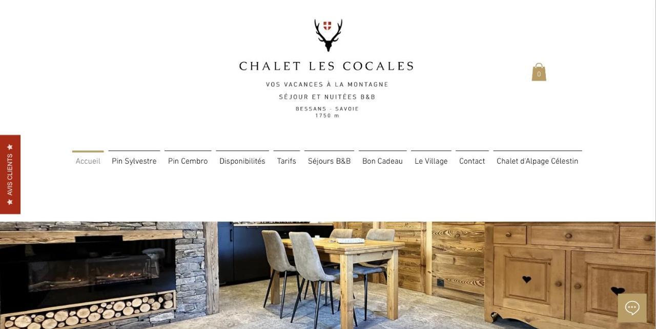 Chalet Les Cocales Residence Sejour Et Nuitees B&B - Appartement Pin Cembro Bessans Eksteriør bilde